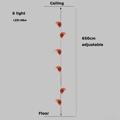 DecorBites™ LED Belt Chandelier Pendant Light for Dimmable Indoor Lighting in Living Room