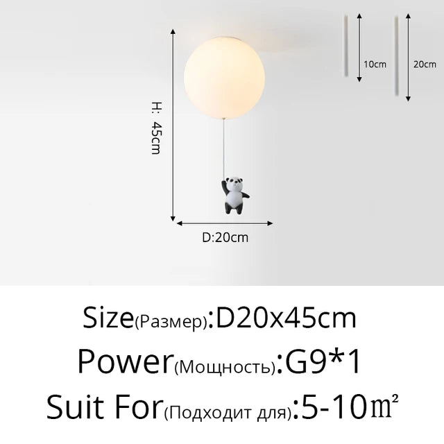 Modern Cartoon Ceiling Light