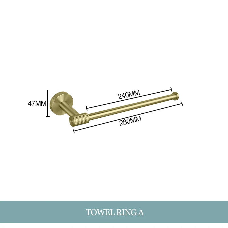 Gold Bathroom Hardware Set