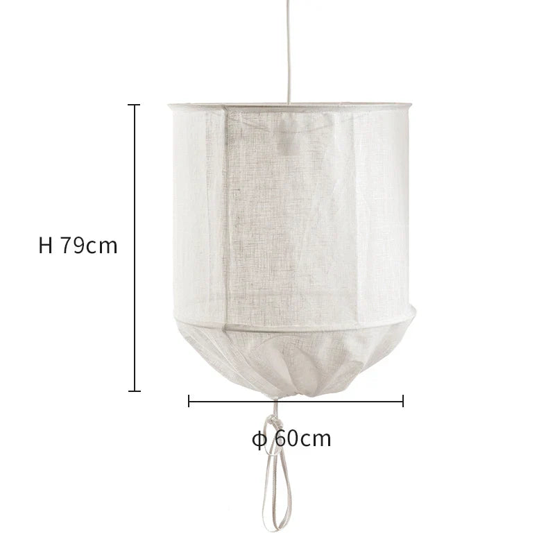 Linen Boho Pendant Light