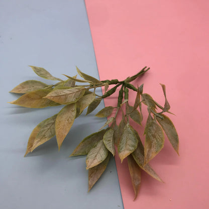 DecorBites™ Green Plant Flower Cherry Stamen Berries Bundle for DIY Decor and Gifts