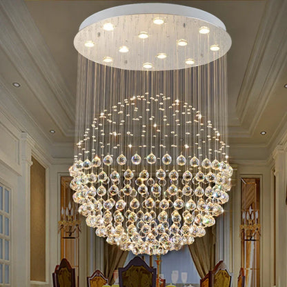 DecorBites™ Crystal Ball LED Chandelier for Home Décor Lighting