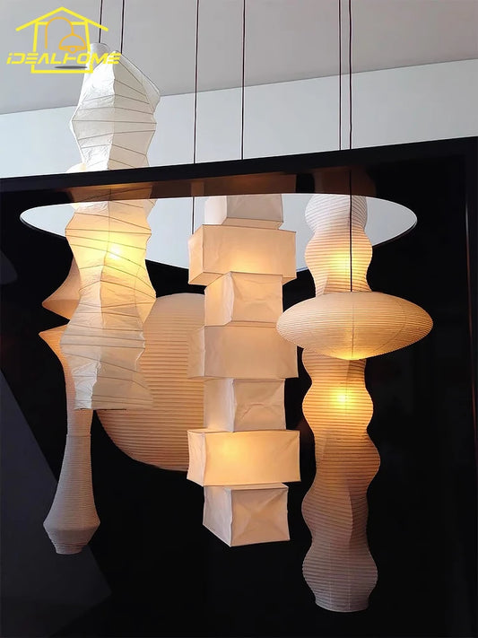 DecorBites™ Rice Paper Pendant Lights LED