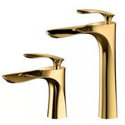 Golden Waterfall Basin Faucet