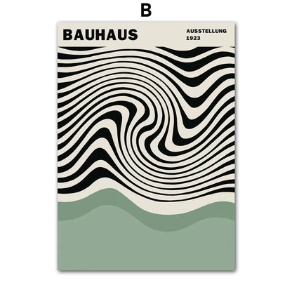 Abstract Canvas Wall Art Green