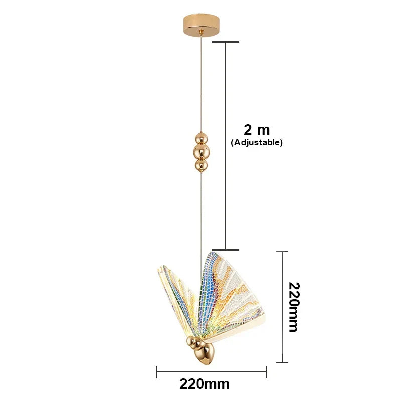 Modern Butterfly Chandelier Light
