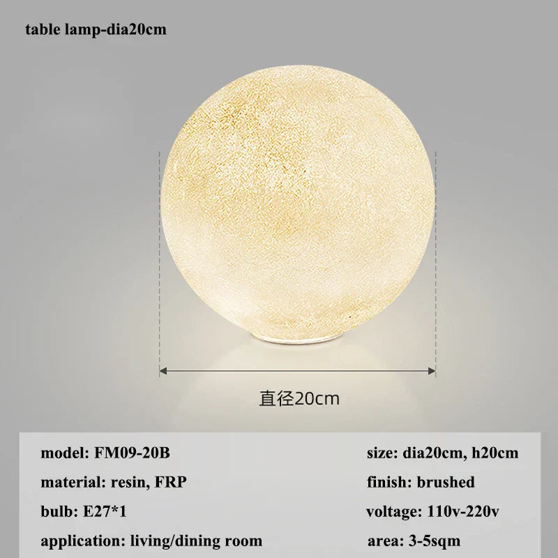 DecorBites™ Cream Moon LED Pendant Chandelier: Modern Living Room Kitchen Bedroom Lighting