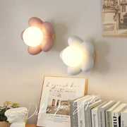 Pink Resin Flower Lamp
