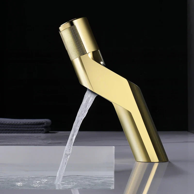 Brass Push-Button Basin Faucet