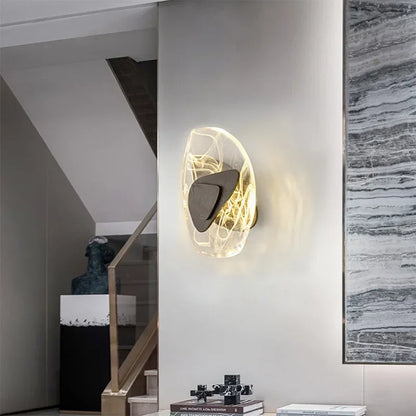 DecorBites™ Crystal Wall Lamp: Modern Bedroom & Living Room LED Lighting