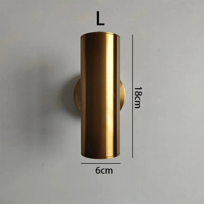 Gold Iron Art Wall Lamp