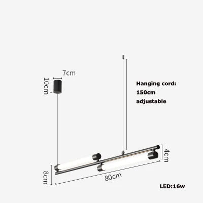 DecorBites™ Dimmable LED Acryl Chandelier Lighting Luminaire for Dinning Room