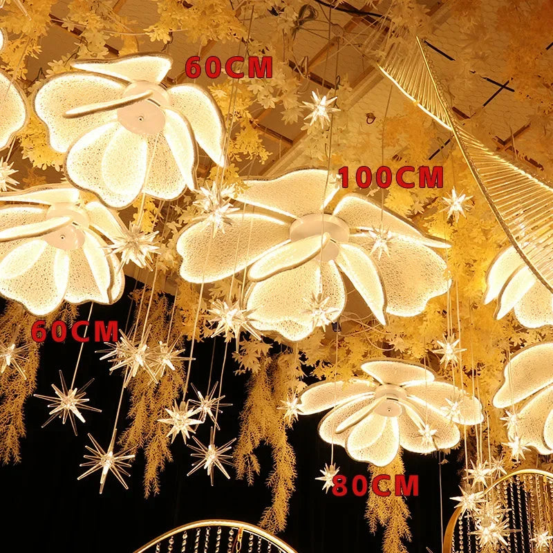 DecorBites™ LED Butterfly Ceiling Lights for Romantic Wedding Decoration