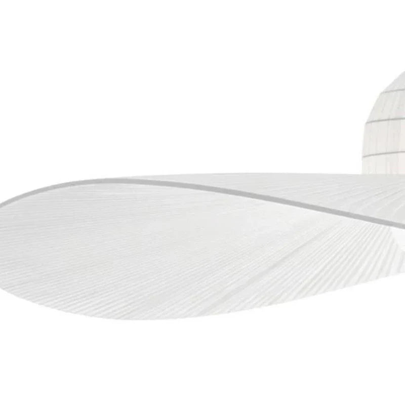 DecorBites™ Designer Fabric Hat Chandelier, White & Black LED Pendant Lamp for Living Room