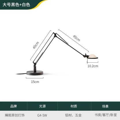 DecorBites™ Adjustable LED Desk Lamp for Home, Studio, Study, Bedroom, Cafe