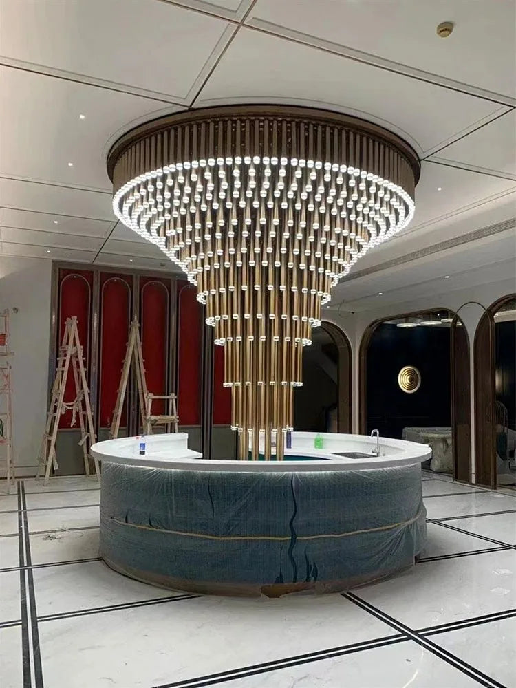 Gold Elegant Dining Chandelier