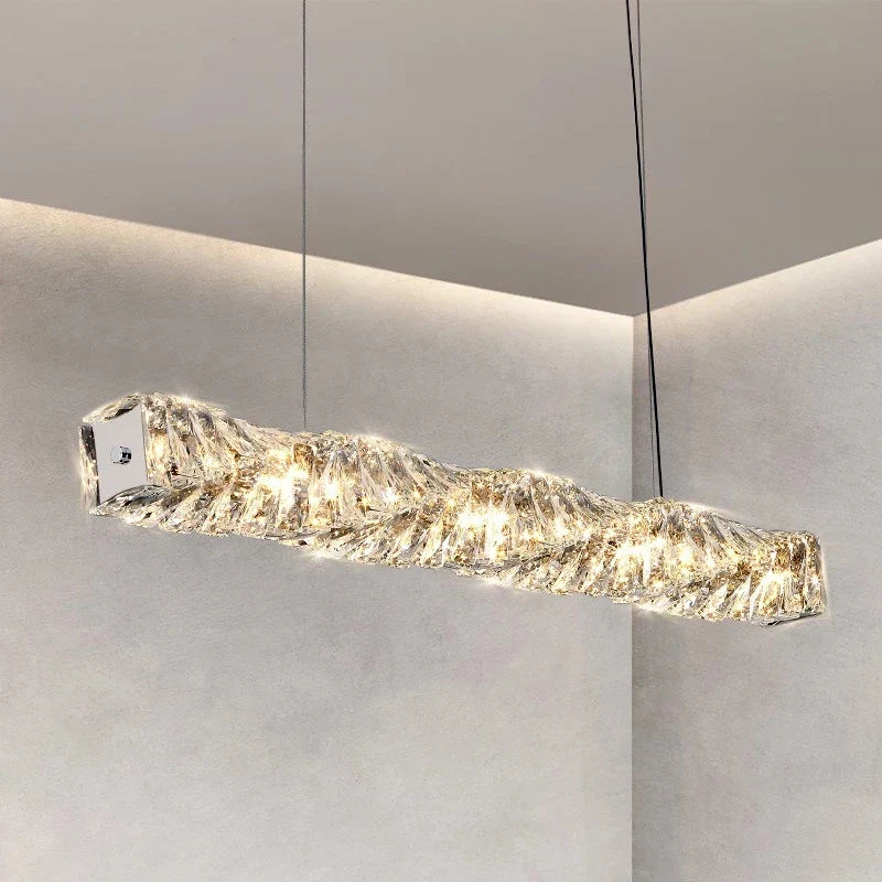 DecorBites™ Elegant Crystal Pendant Chandelier for Modern Dining Rooms