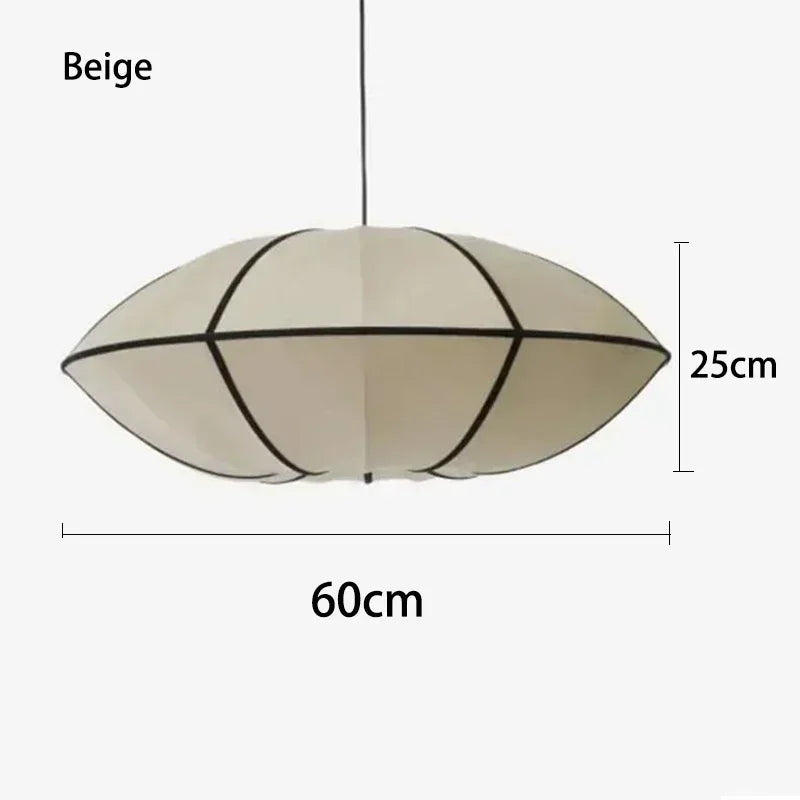 Chrome Umbrella Pendant Lamp