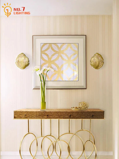DecorBites™ Designer Copper Wall Lamp LED G9 Gold/Chrome Art Decor Living Room Bedroom