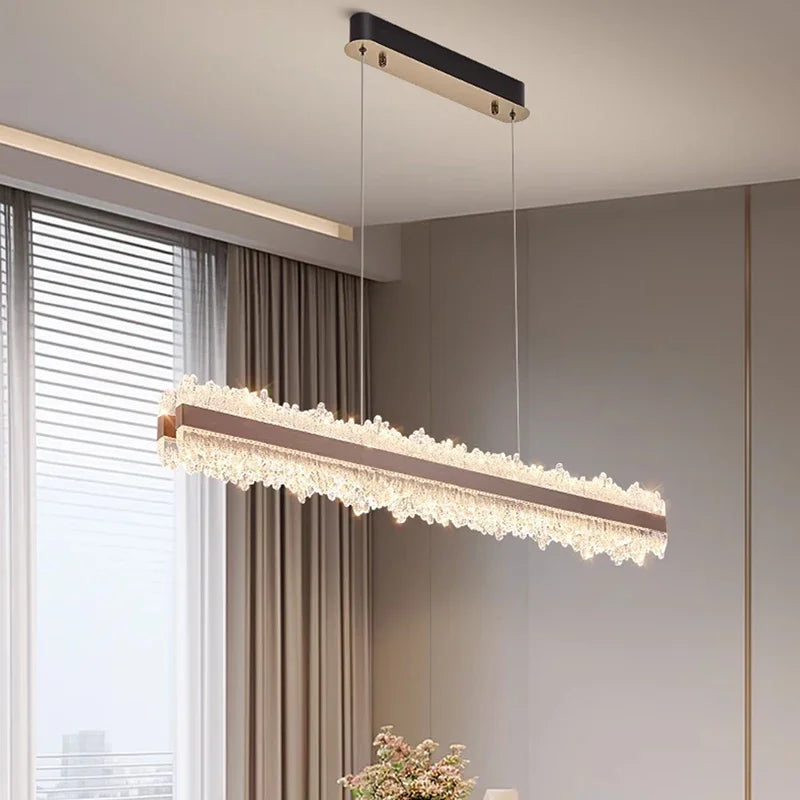 Bronze LED Pendant Light 120cm Dimmable