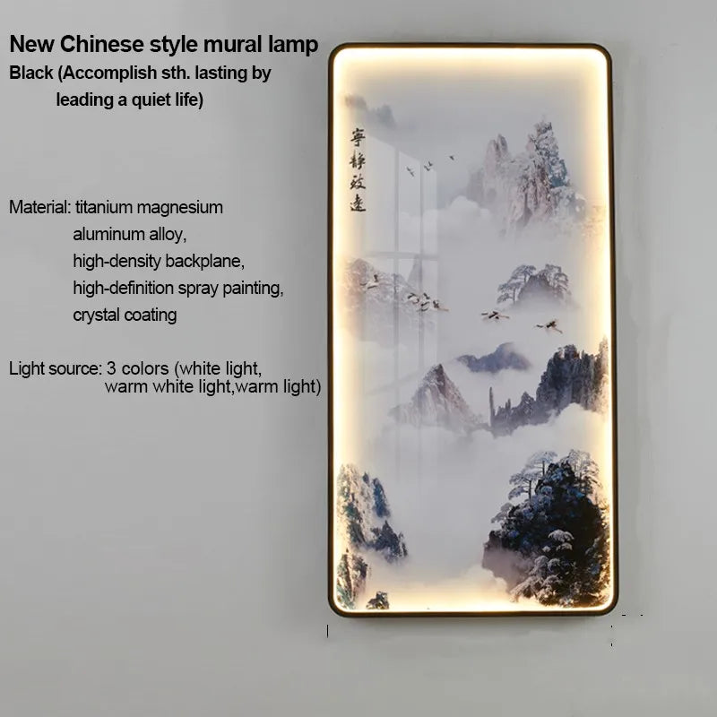 DecorBites™ LED Landscape Wall Sconce for Home Decor