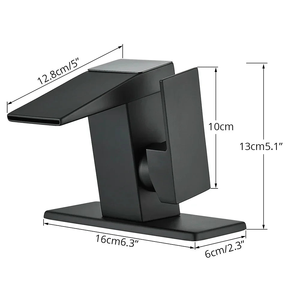 Brass Kitchen Mixer Faucet Matte Grey Finish
