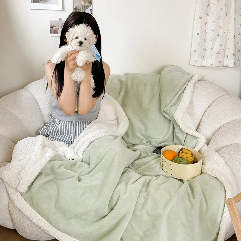 Lamb Wool Multi-Purpose Blanket