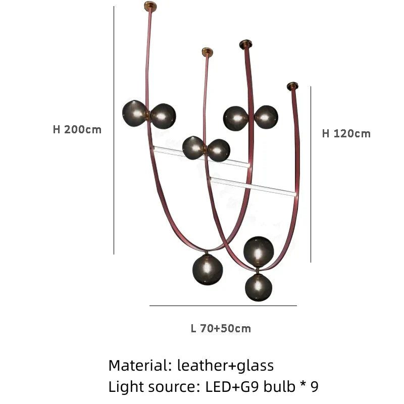 Leather Minimalist LED Lighting