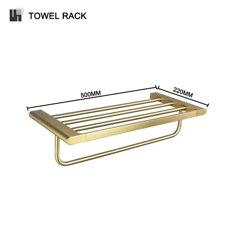 Gold Stainless Bath Set