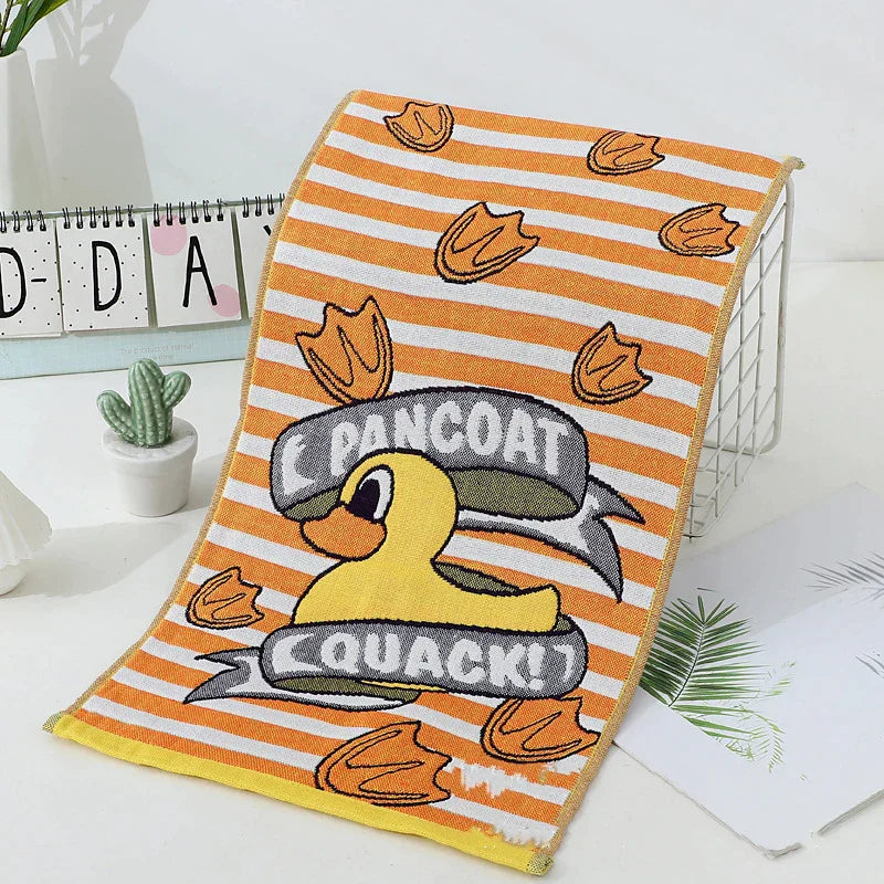 Cotton Cartoon Hand Towels