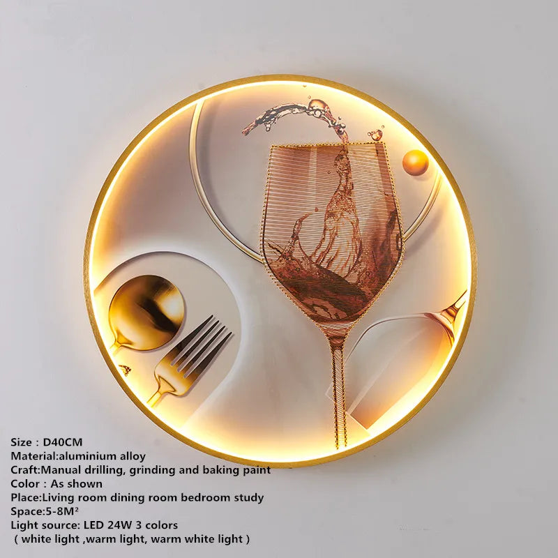 LED Fishes Wall Sconce