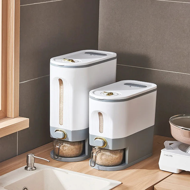Transparent Plastic Rice Dispenser