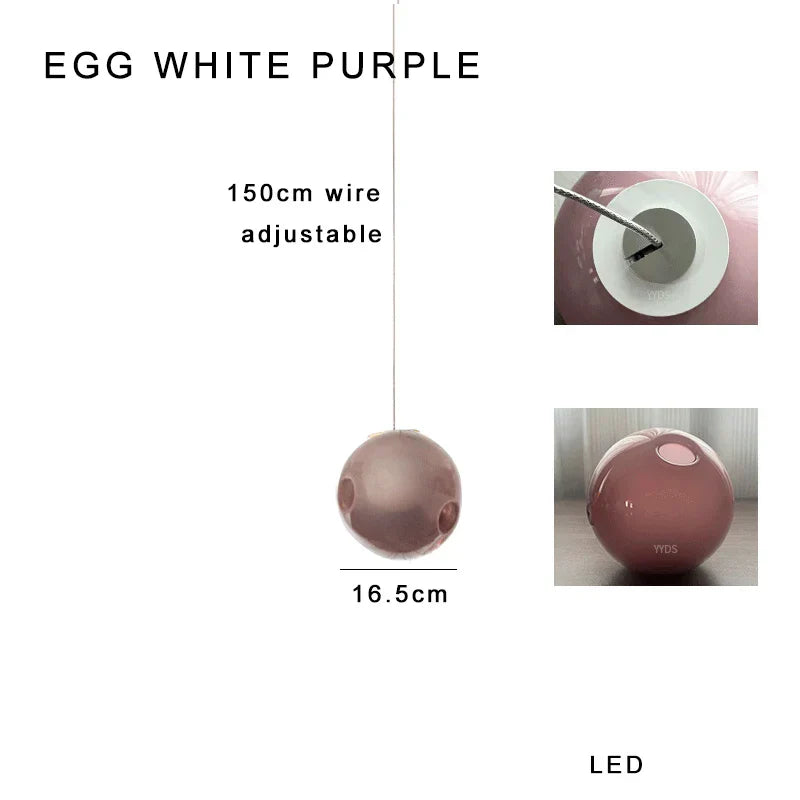 Glass Sputnik Pendant Light