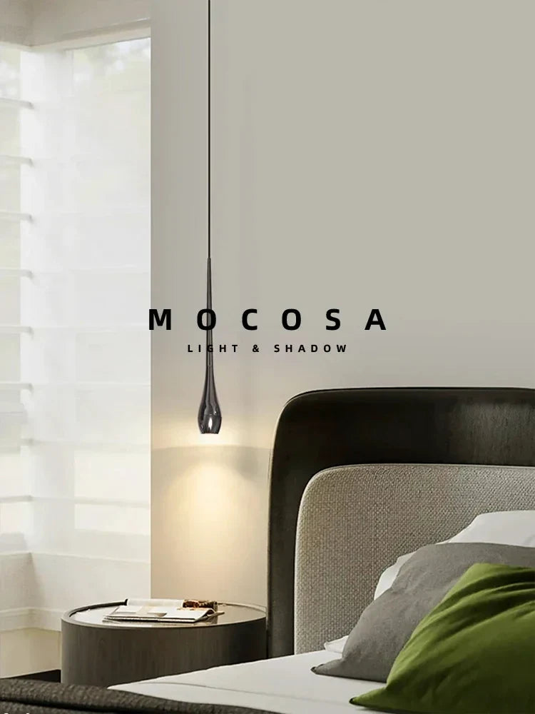 Droplet Aluminum Pendant Light With Remote Dimming