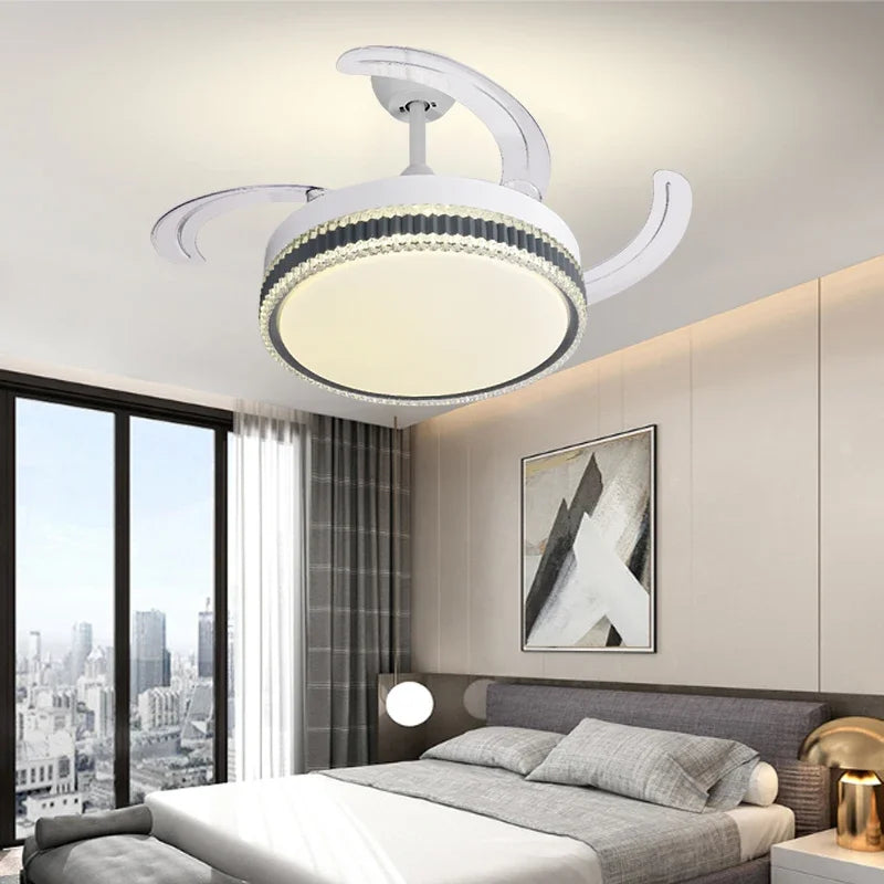 Bladeless Ceiling Fan Chandelier