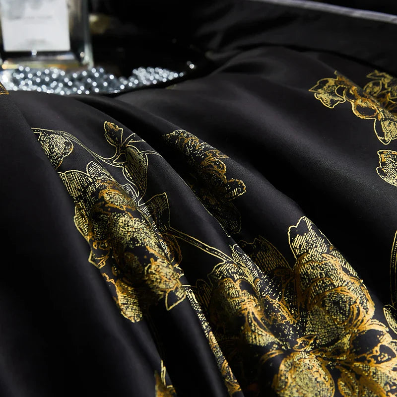 Gold Cotton Bedding Set
