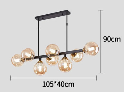DecorBites™ LED Pendant Chandeliers: Modern Indoor Lighting for Living Room and Dining Room