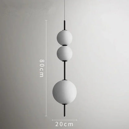 DecorBites™ Glass Ball LED Pendant Light for Modern Restaurant, Cafe, Bedroom & Kitchen