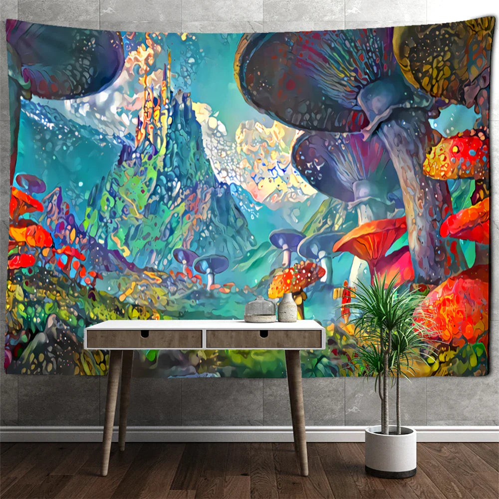 Polyester Psychedelic Tapestry