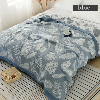 DecorBites™ Cotton Gauze Boho Throw Blanket