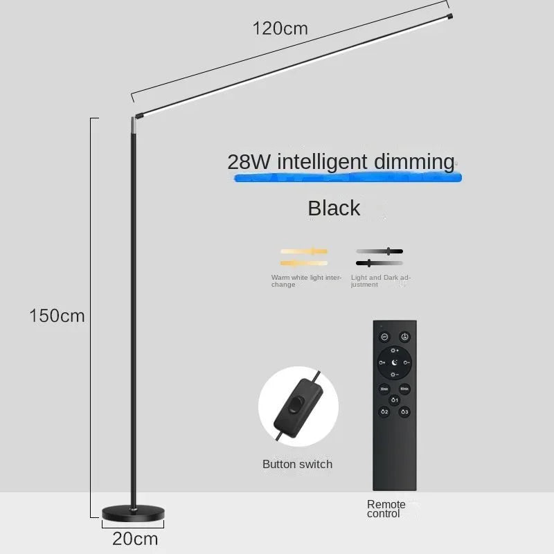 Aluminum Minimalist Floor Lamp