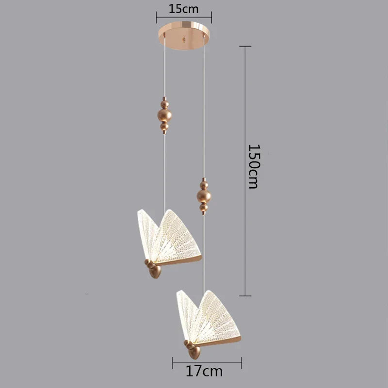 Acrylic Butterfly Pendant Lamp