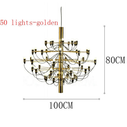 DecorBites™ LED Candle Chandelier: Elegant Italian Design Pendant Light for Home Decor