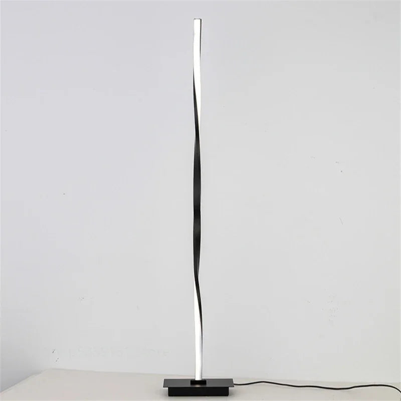 Gold Black Modern Floor Lamp