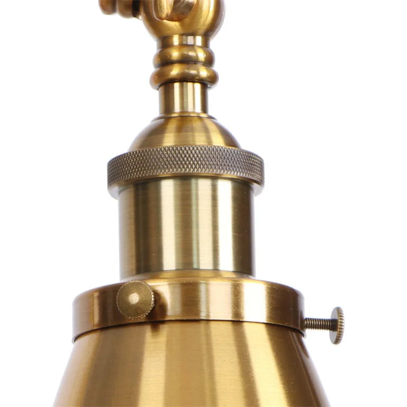 Brass Long Arm Lamp