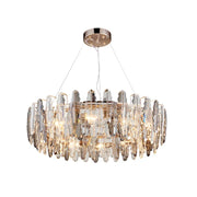 Crystal Leaf Chandelier 150cm Duplex Design