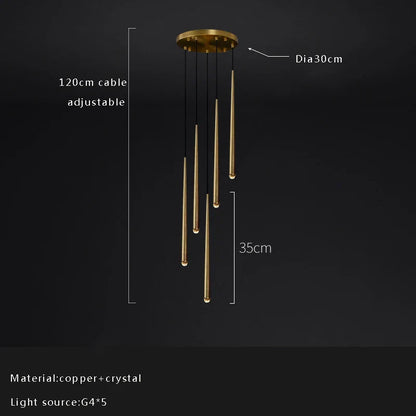DecorBites™ Crystal Water Drop Ceiling Chandelier for Classic Living Room Decor