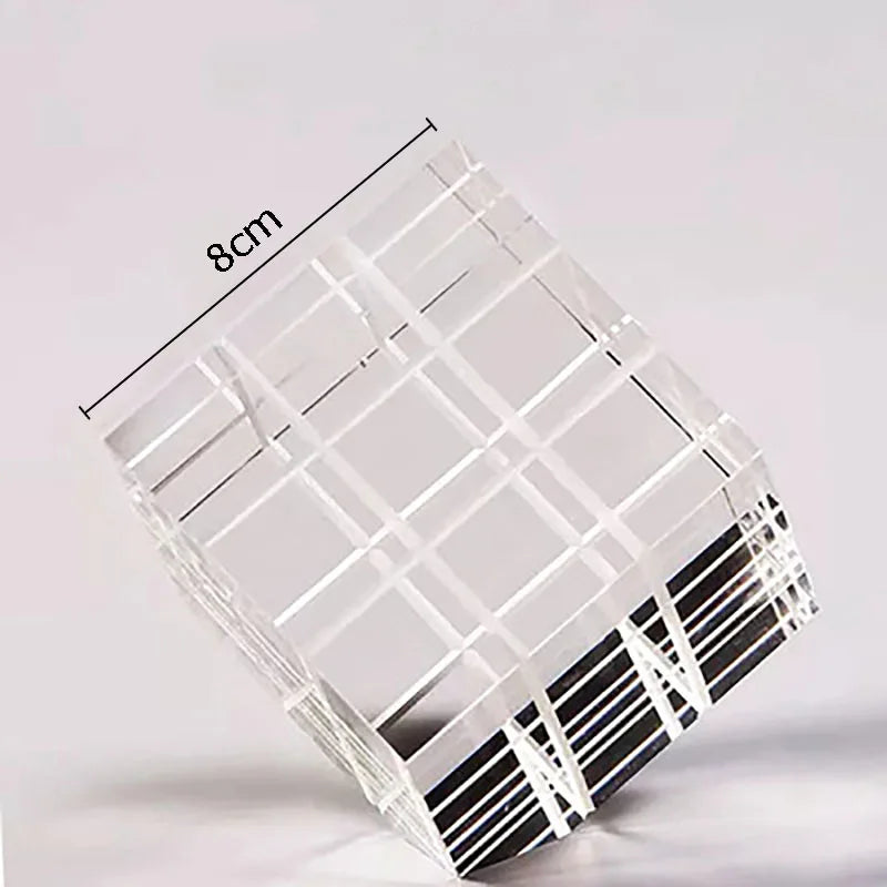 DecorBites™ Crystal Magic Cube Desk Ornament Sculpture DecorationCrafts