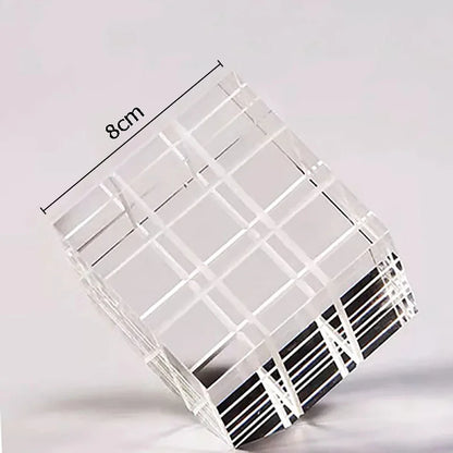 DecorBites™ Crystal Magic Cube Desk Ornament Sculpture DecorationCrafts