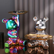 Ceramic Bear Figurine Set